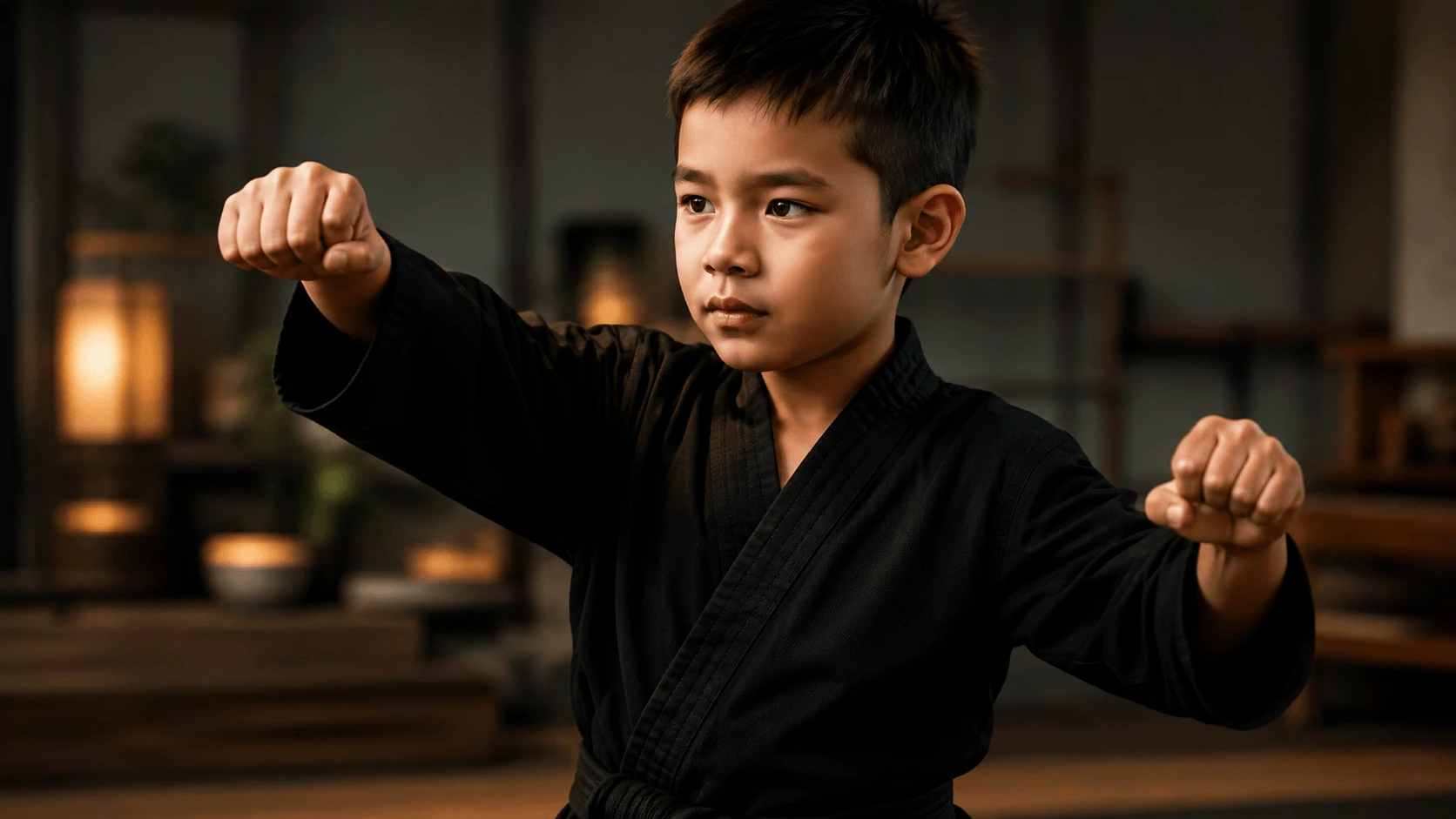 Anak berlatih martial arts